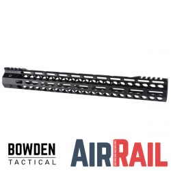 AR15 MLOK HANDGUARD 15IN AIR RAIL SPLIT TOP RAIL 4