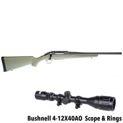 RUGER® AMERICAN® PREDATOR 308 OD GREEN SCOPE PKG