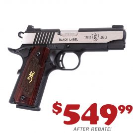 BROWNING 1911 380ACP BK LABEL MEDALION PRO COMPACT