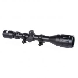 BUSHNELL 4-12X40AO SHARPSHOOTER SCOPE & RINGS