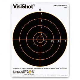 CHAMPION TARGETS VISISHOT 100YD SIGHT-IN CASE 360