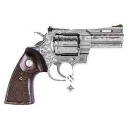 COLT CUSTOM ENGRAVED PYTHON 357 MAGNUM 3 INCH