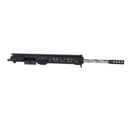 AR15 CUSTOM UPPER 223 WYLDE DIAMOND FLUTED F1