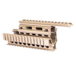 AK QUAD RAIL HANDGUARD TAN UNIVERSAL MOUNT