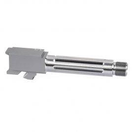 9MM STAINLESS FLUTED THREADED BARREL FOR GLOCK 26