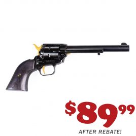 HERITAGE ROUGH RIDER 22LR SINGLE ACTION BLACK GOLD