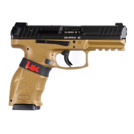 HK VP9B 9MM LE FDE NIGHT SIGHTS BUTTON MAG RELEASE