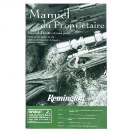 REMINGTON 700 SEVEN 673 INT MANUAL NO ENGLISH