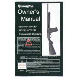 REMINGTON 870 DM OWNERS MANUAL