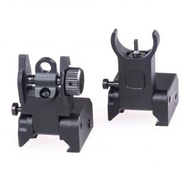 AR15 FLIP UP SIGHT SET ALUMINIUM HK STYLE