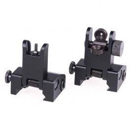 AR15 FLIP UP SIGHT SET ALUMINIUM LOW PROFILE