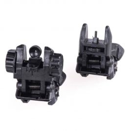 AR15 FLIP UP SIGHT SET POLY ULTRALIGHT B.U.S.