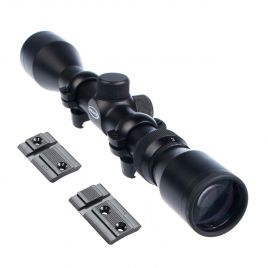 3-9X40 WEAVER SCOPE MULTI X RINGS & 10/22 MOUNT