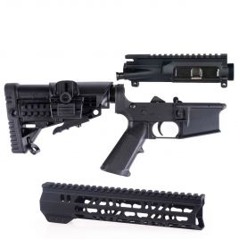 AR15 PREMIUM LOWER KIT WITH UPPER & CAA STOCK ZEV