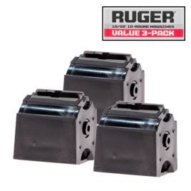 RUGER® 10/22® 10RD 22LR SYNTHETIC MAGAZINE 3 PACK