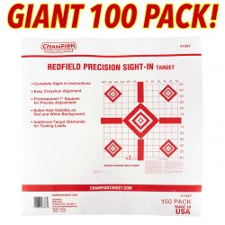 CHAMPION TARGETS REDFIELD SIGHT-IN 100 PACK