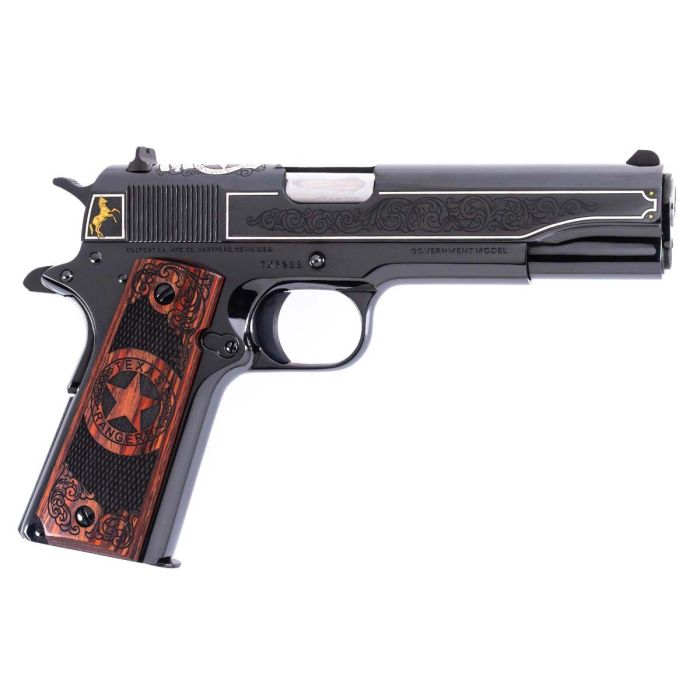 Colt Government 1911 45acp Tx Rangers 200th Anniv 7614